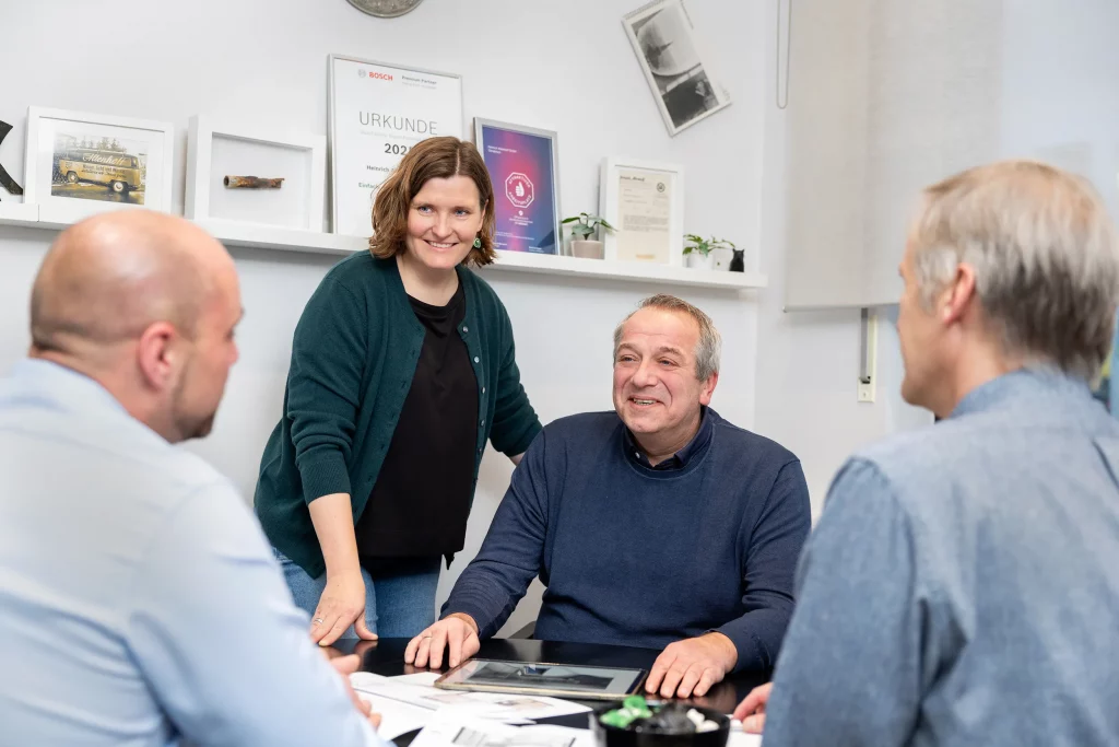besprechung, projektmeeting, projektleitung, Badezimmer sanieren Osnabrück