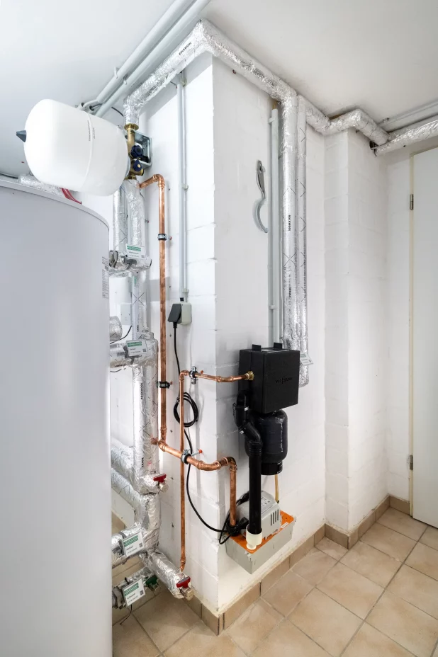 Wärmepumpe, Inneneinheit, Technik, sanierter Altbau, Osnabrück